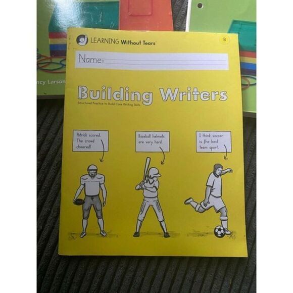 Saxon Math 1 Student Workbook part 1 & 2 learning without tears building writers - Picture 4 of 7